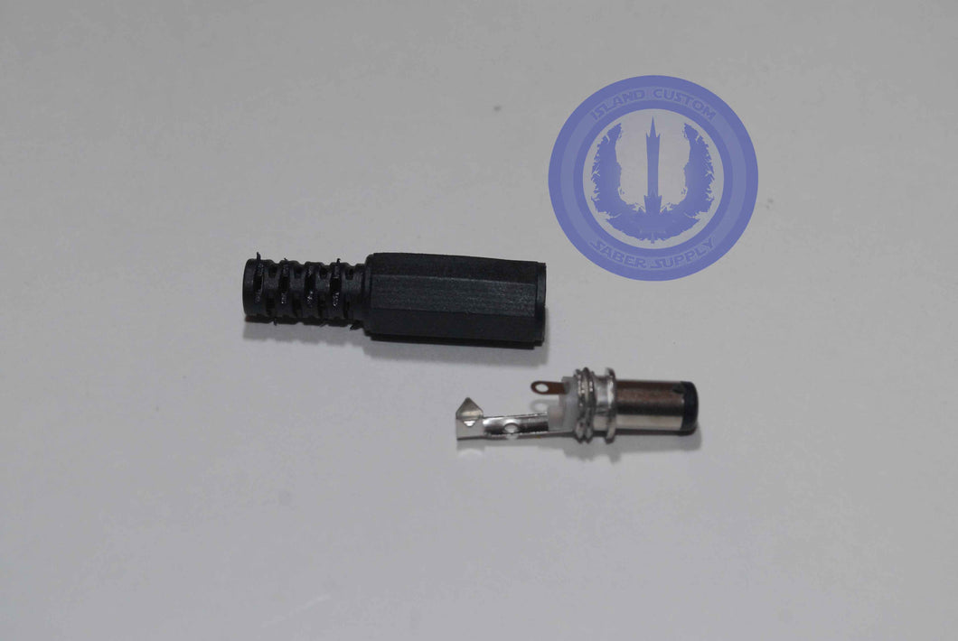 2.1mm charge jack kit, male 10mm reach