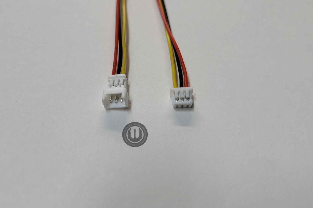 Micro JST connectors, 3-pin